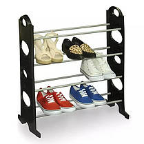 Полиця для взуття стійка для зберігання взуття Shoe Rack 4 полиці, фото 4