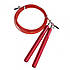 Скакалка швидкісна 4yourhealth Jump Rope Premium 3м металева на підшипниках 0194 Червона, фото 2