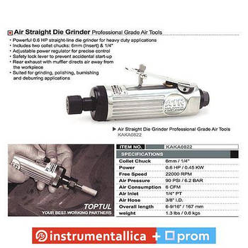 Пневматична шорсельна машинка 22000 об./хв KAKA0822 Toptul Тайвань