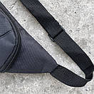 Чоловіча чорна бананка з брендовим лого, фото 4