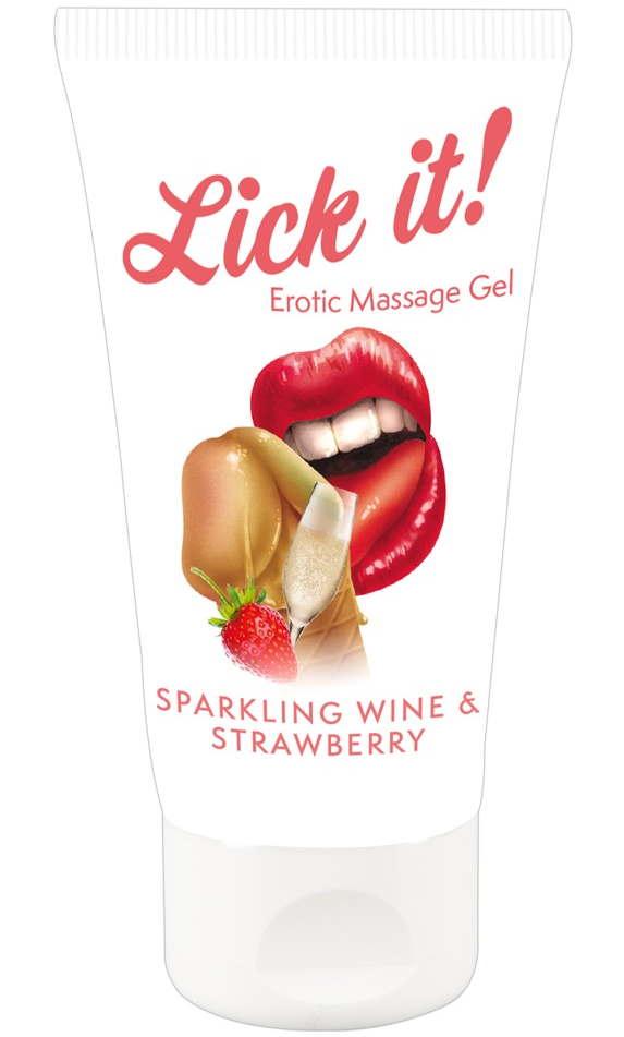 Оральне мастило лубрикант 50 мл. Lick It зі смаком шампанського від Orion aiw Якість AIW Or53, фото 1