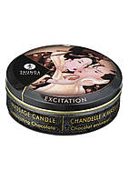 Масажна свічка Shunga Massage Candle Chocolate із запахом шоколаду aiw Якість AIW Or660, фото 2