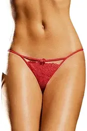 Трусики Red Lace G-String від BACI Lingerie aiw Якість