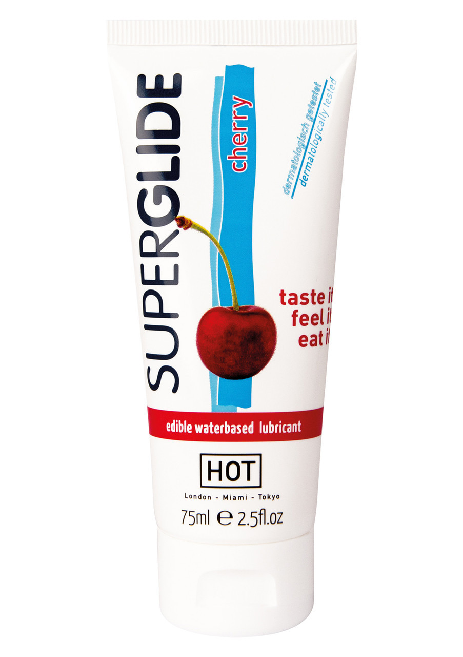 Оральний лубрикант Hot Superglide Cherry 75 мл aiw Якість AIW Or826, фото 1