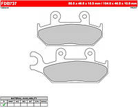 FDB737P Тормозные колодки Ferodo аналог BREMBO 07YA25 для YAMAHA TENERE XT 600 Z / YAMAHA 400 ARTESIA/