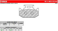 FDB659SG ТОРМОЗНЫЕ КОЛОДКИ FERODO аналог TRW MCB625 SUZUKI RMX 250,KAWASAKI KX / KX-F,SUZUKI DR (Djebel).YAMAH