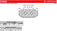 FDB659P ТОРМОЗНЫЕ КОЛОДКИ FERODO аналог TRW MCB625 SUZUKI RMX 250,KAWASAKI KX / KX-F,SUZUKI DR (Djebel).YAMAH