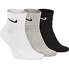 Шкарпетки спортивні Nike Everyday Lightweight Ankle 3 пари білі-сірі-чорні (SX7677-964), фото 3