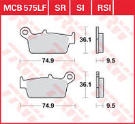 Мотоколодки TRW MCB575 HONDA CR,XR;KAWASAKI KLX, KX; KYMCO PEUGEOT SV;SUZUKI DR, DR-Z,RM;YAMAHA YZ 50-650