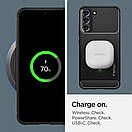 Чохол Spigen для Samsung Galaxy S22 — Rugged Armor, Black (ACS03986), фото 10