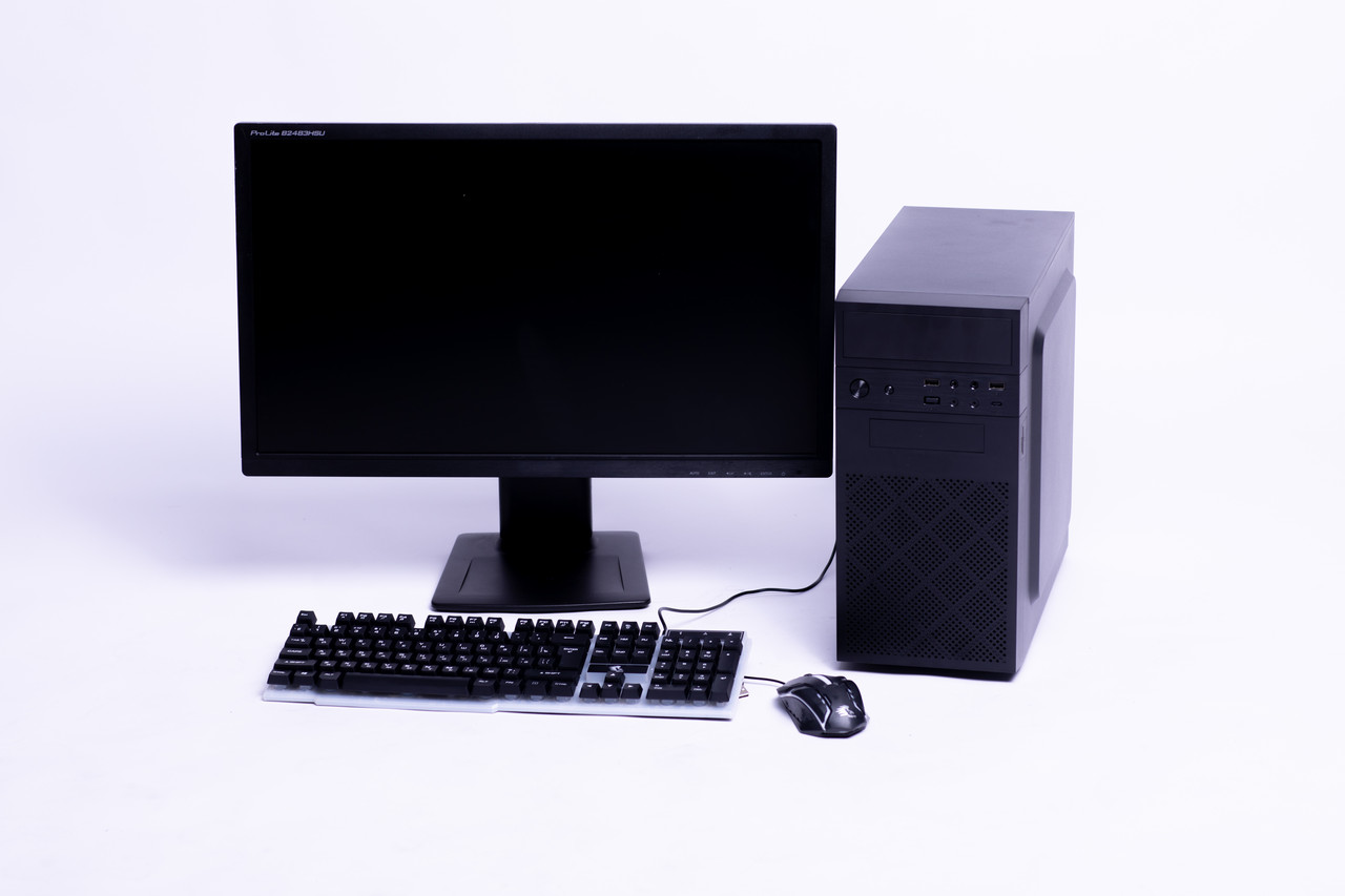 Б/В Комп'ютер у зборі, Intel Core i3 6100, ОЗП 16 ГБ, HDD 1000 ГБ, монітор 22"