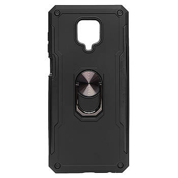 Чохол Antishock Ring для Xiaomi Redmi Note 9S / 9 Pro / 9 Pro Max Black