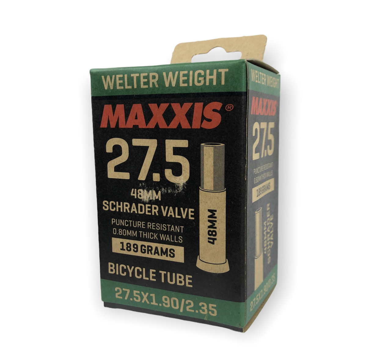 Камера велосипедна MAXXIS 27.5*1.9/2.35 AV (Schrager) 48mm Welter Weight