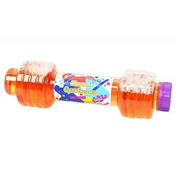 Мильні бульбашки Гантелі S-9590 об'єм 400 мл довжина іграшки 23 см для дітей запаска