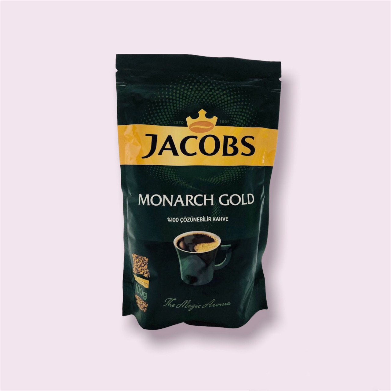 Якобс Монарх * Jacobs Kronung * 100г Растворимый кофе Арабика 50% ...
