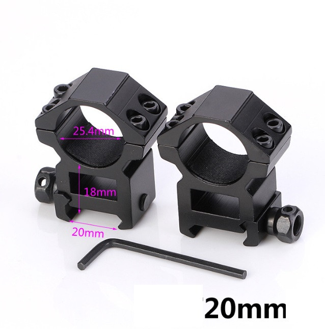 Кріплення Оптичного Прицілу / Ліхтаря 25.4м на Рейку Weaver / Picatinny ...