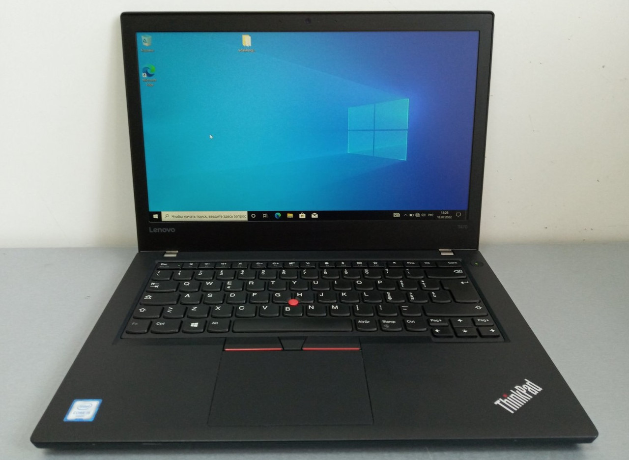 Ноутбук Lenovo ThinkPad T470 14” Full HD/IPS/i5-6300U/20GB DDR4/SSD 256GB/Intel HD Graphics 520/WebCam