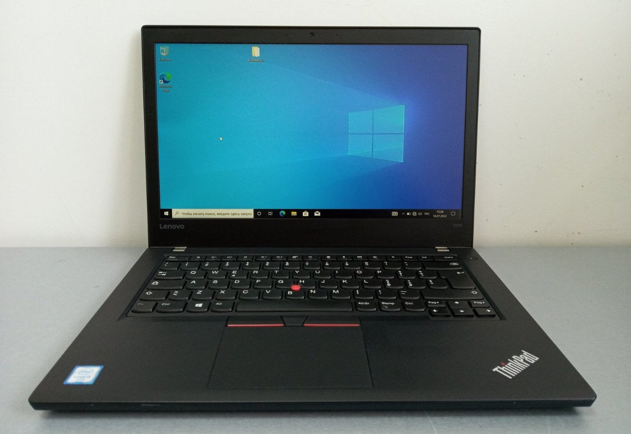 Ноутбук Lenovo ThinkPad T470 14”/i5-6200U/8GB DDR4/SSD 256Gb/Intel HD Graphics 520/WebCam