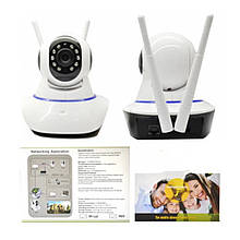 Бездротова поворотна Wi-Fi IP-камера SMART PRO Q5, з датчиком руху та нічним баченням