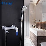 Змішувач для ванни Frap F3234, білий/хром, фото 3