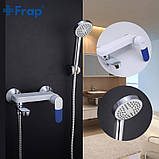 Змішувач для ванни Frap F3234, білий/хром, фото 4