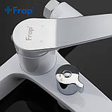 Змішувач для ванни Frap F3245, білий/хром, фото 4