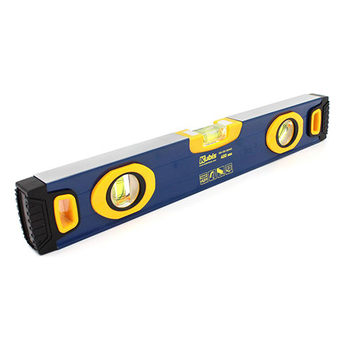 Бульбашковий будівельний рівень магнітний 3 капсули, 400 мм Kubis 05-02-3040 професійний