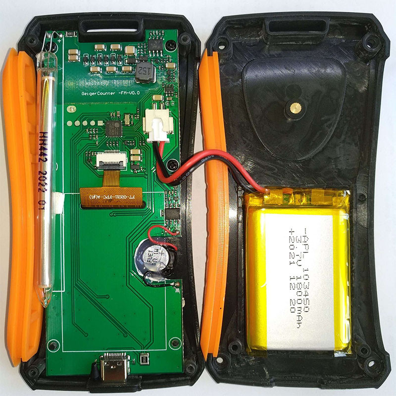 Дозиметр радиометр бытовой, счетчик Гейгера заряжаемый, GM сенсор, цветной LCD, логгер BOSEAN HFS-10 Оригинал! - фото 8 - id-p1649831613