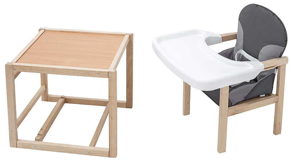 Стільчик-трансформер Babyroom Поні-230 eko графіт / сірий, фото 1