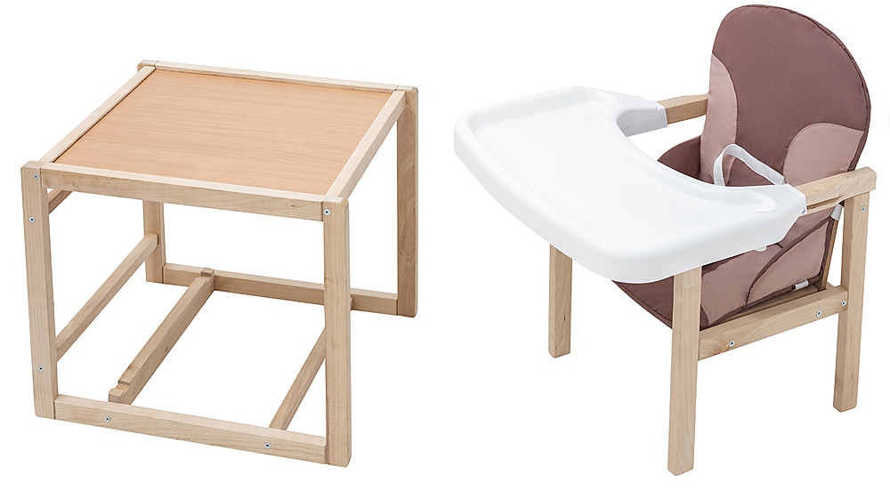 Стільчик-трансформер Babyroom Поні-230 eko шоколад / капучино