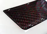 Захисна накладка на задній бампер для BMW 4-series F36 4dr Coupe 2014-2020 /черв.карбон/, фото 9