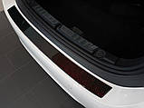 Захисна накладка на задній бампер для BMW 4-series F36 4dr Coupe 2014-2020 /черв.карбон/, фото 8