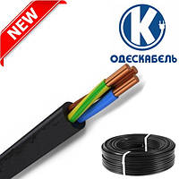 Кабель ВВГнг-LS 3*10 ОДЕСКАБЕЛЬ, Кабель силовой, Монолит, Медный, Круглый, Для стационарной прокладки