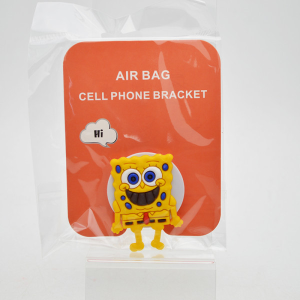 Універсальний тримач для телефона PopSocket (попсокет) Self Adhesive Smiling Face Sponge Bob