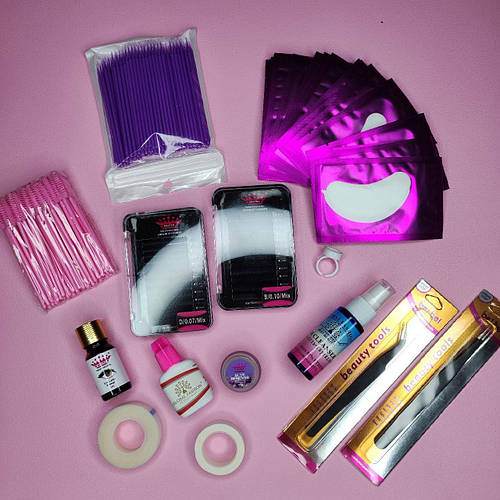 Купить Большой Стартовый набор для наращивания ресниц Global Fasion ...