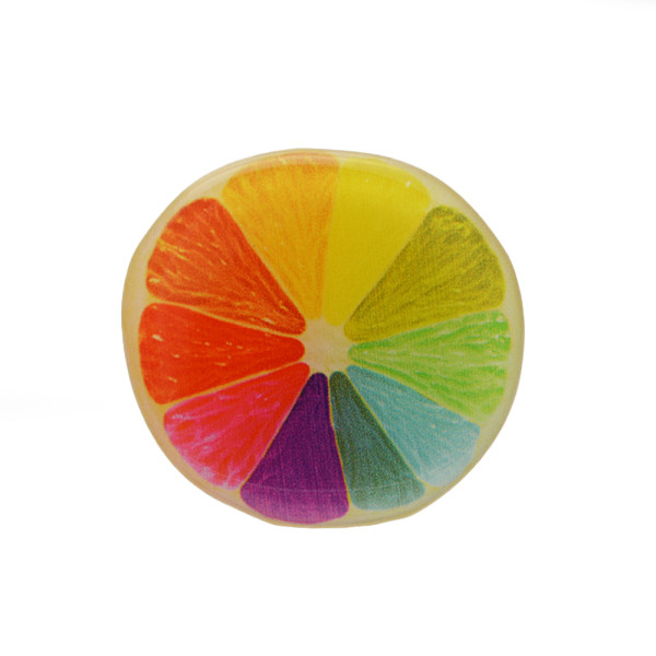 Універсальний тримач для телефона PopSocket (попсокет) Fruits Rainbow Citrone