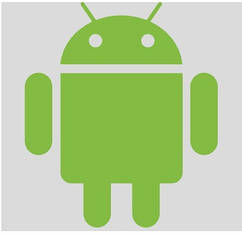 Вінілова наклейка  - Android розмір 30 см
