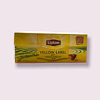 ЛИПТОН 25 пакетиков LIPTON * YELLOW LABEL * классический черный чай