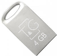 USB Флеш накопитель T&G Metal Series 4GB USB 2.0 Silver