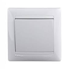 Вимикач 1-й LEMANSO Сакура білий LMR1001 (арт. LMR1001), фото 1