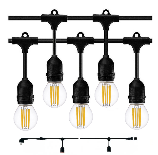 Уличная Ретро Гирлянда 10м. из 10 LED Filament Ламп 6W фото Уличная Ретро Гирлянда Belt Light