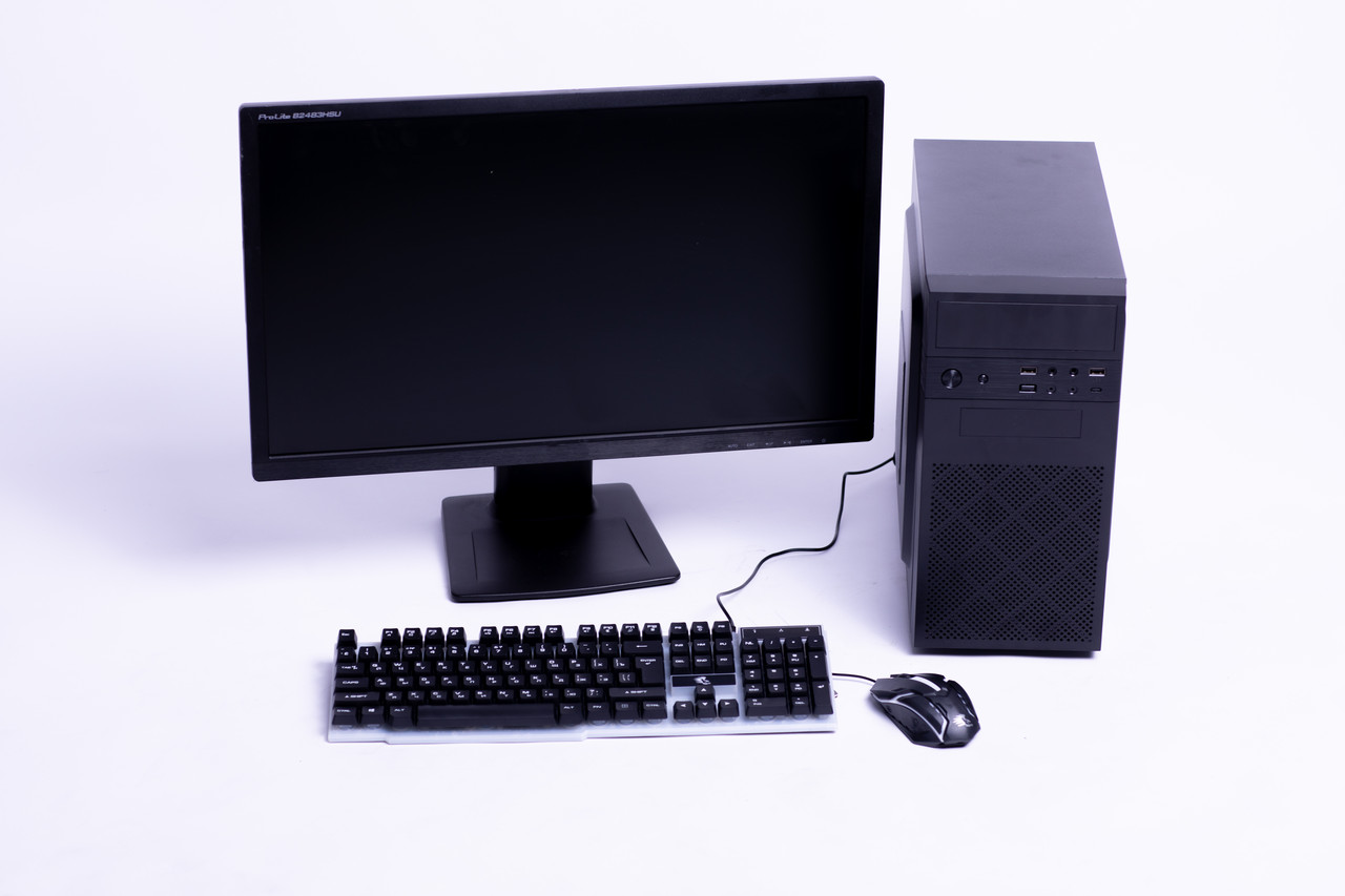 Б/В Комп'ютер у зборі, Intel Core i7 6700, ОЗП 8 ГБ, HDD 500 ГБ, SSD 120 ГБ, відео 4 ГБ, монітор 22", фото 1