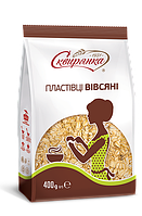 Пластівці вівсяні 400г ТМ Сквирянка