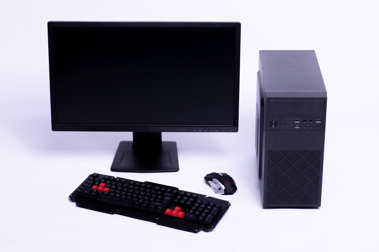 Б/В Комп'ютер у зборі, Intel Core i5 6400, ОЗУ 12 ГБ, SSD 120 ГБ, відео 2 ГБ, монітор 24"