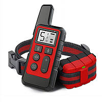 Электро ошейник для обучения и тренировок собак водонепроницаемый класс ipx7 цвет красный
