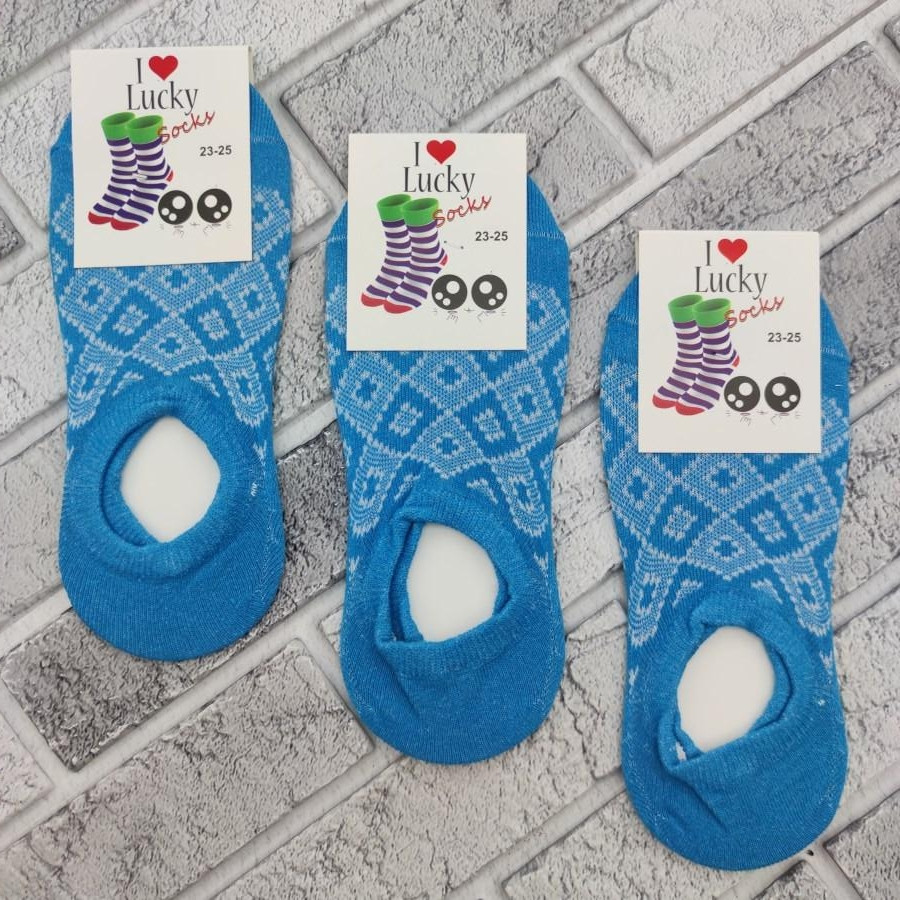 Сліди жіночі літо сітка ажурні закриті р.23-25 ​​бірюза LUCKY SOCKS Житомир 30030476, фото 1