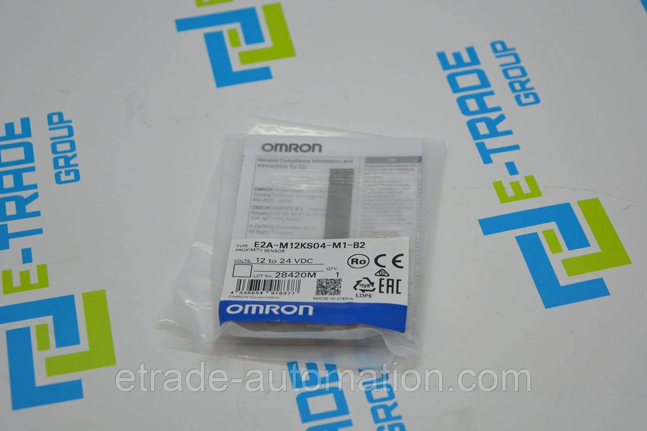 Датчик Omron E2A-M12KS04-M1-B2, фото 1