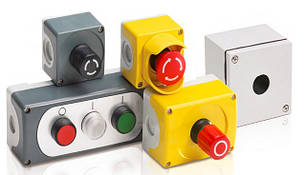 Кнопкові пости, корпуси, комплектуючі