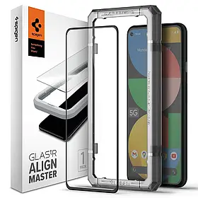 Захисне скло Spigen для Google Pixel 5a (5G) - Glas.tR AlignMaster Full Cover