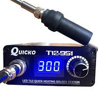 Паяльная станция QUICKO T12-951 на жалах Hakko T12 со встроеным БП